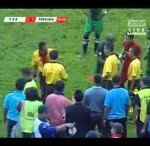 Indonesian referee punched in the face after awarding penalty